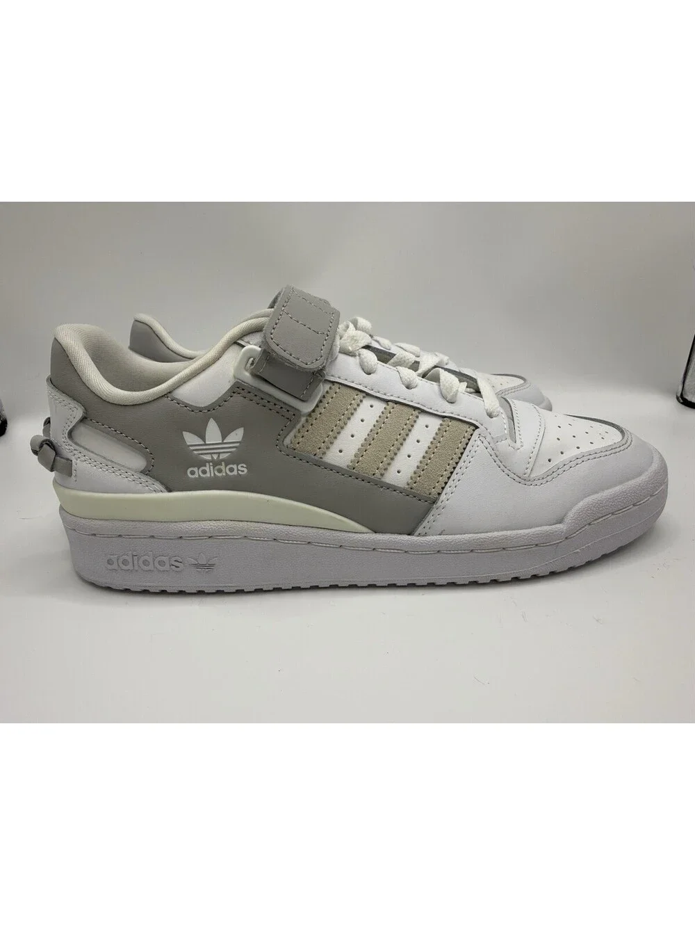 Adidas Forum Low ADV GW0694 Gray White Suede Skate Shoes Men’s Size 9 NWT